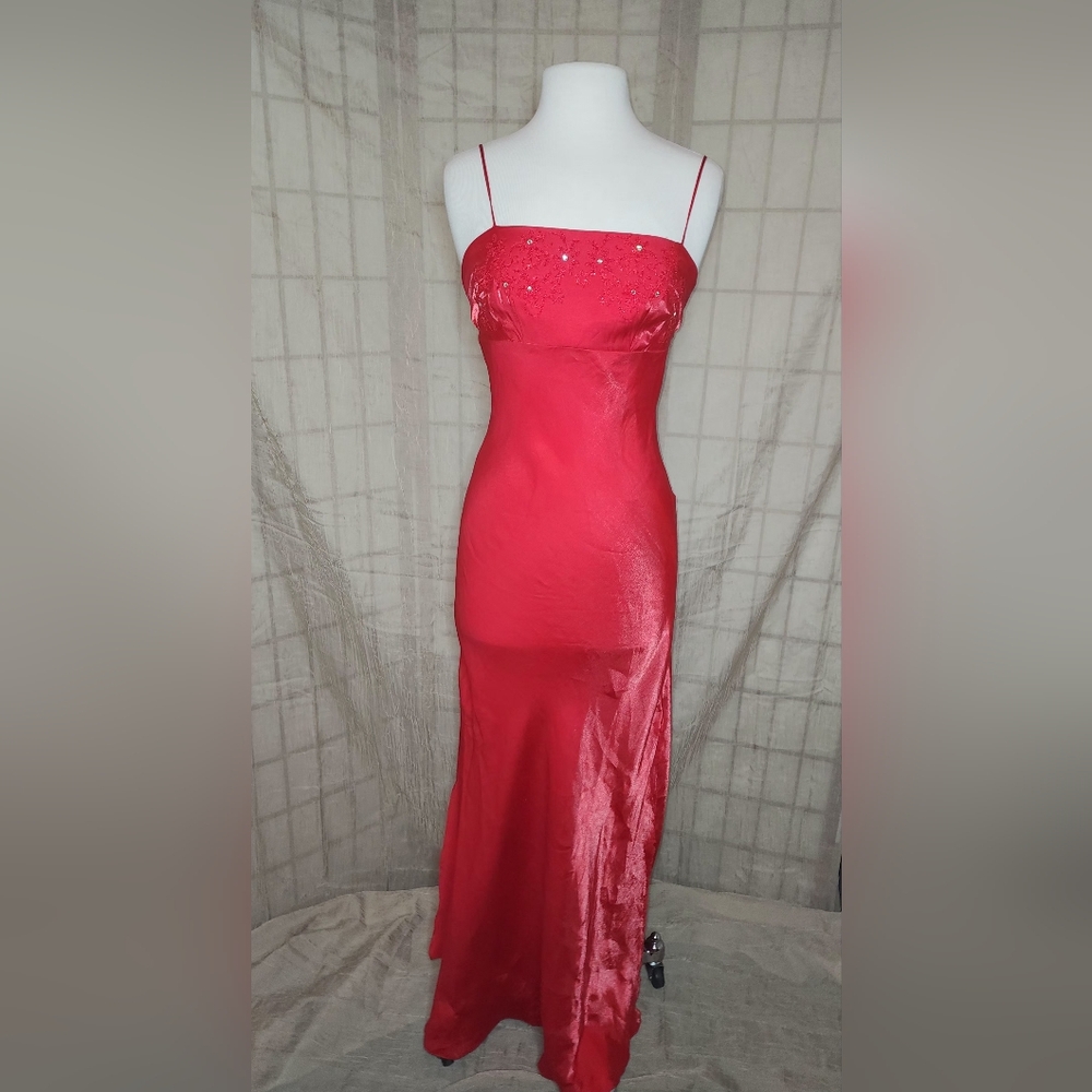 Steppin' Out Strapless Red Dress